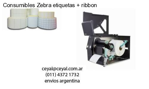 Consumibles Zebra etiquetas   ribbon