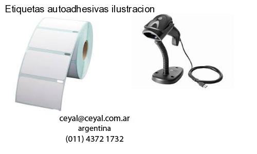 Etiquetas autoadhesivas ilustracion