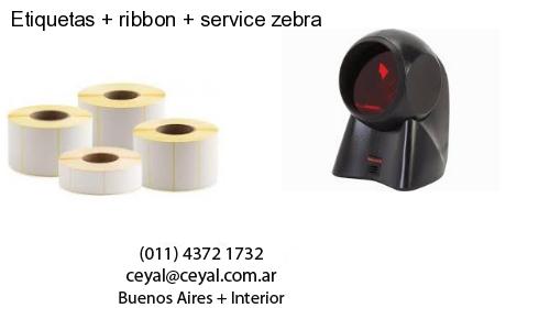 Etiquetas   ribbon   service zebra