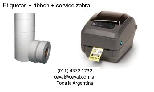 Etiquetas   ribbon   service zebra