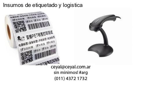 Insumos de etiquetado y logistica