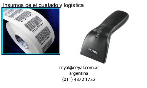 Insumos de etiquetado y logistica