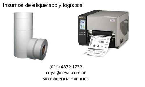 Insumos de etiquetado y logistica