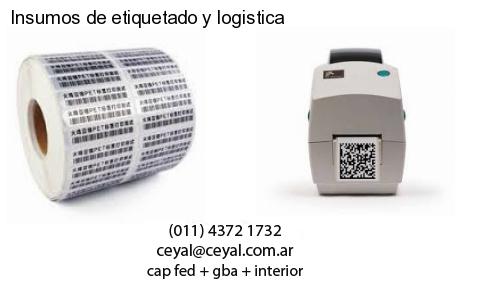 Insumos de etiquetado y logistica