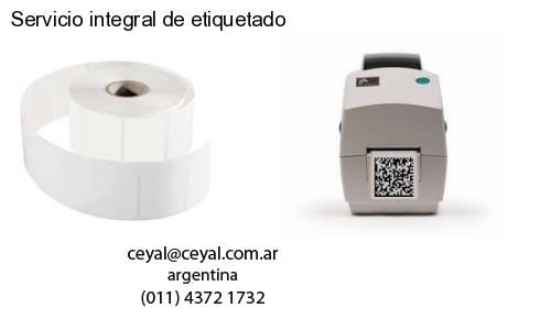Servicio integral de etiquetado