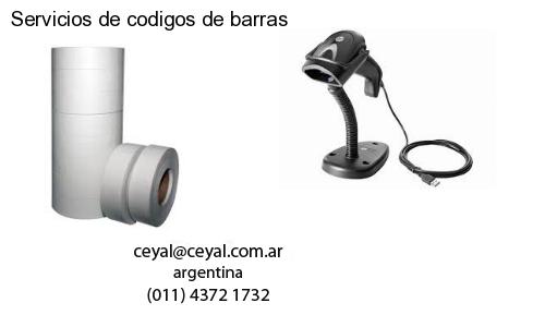 Servicios de codigos de barras