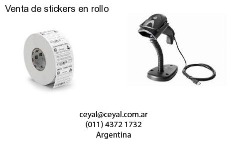 Venta de stickers en rollo