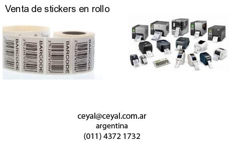 Venta de stickers en rollo