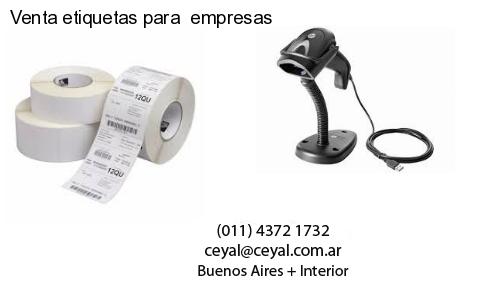 Venta etiquetas para  empresas