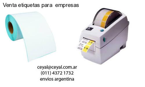 Venta etiquetas para  empresas