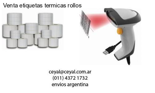 Venta etiquetas termicas rollos