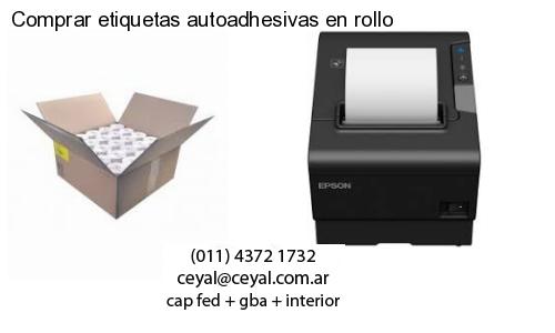 Comprar etiquetas autoadhesivas en rollo