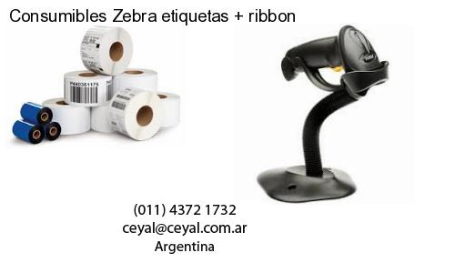 Consumibles Zebra etiquetas   ribbon