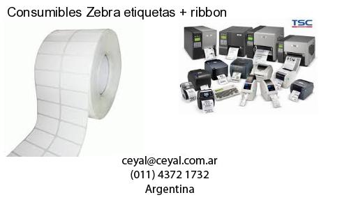 Consumibles Zebra etiquetas   ribbon