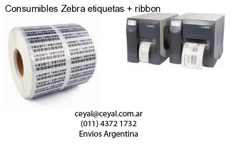 Consumibles Zebra etiquetas   ribbon