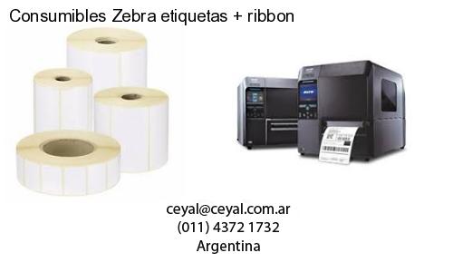 Consumibles Zebra etiquetas   ribbon