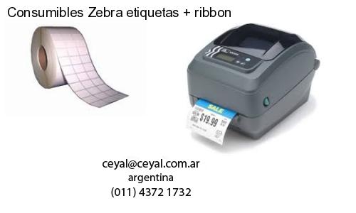 Consumibles Zebra etiquetas   ribbon