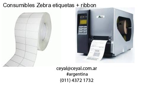 Consumibles Zebra etiquetas   ribbon