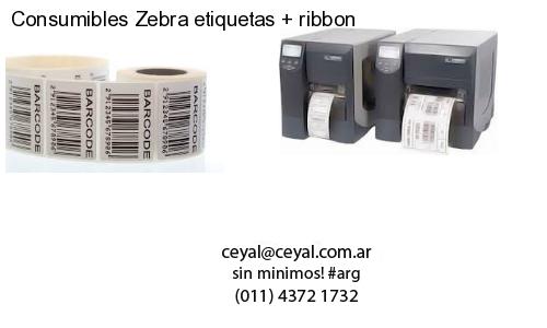 Consumibles Zebra etiquetas   ribbon