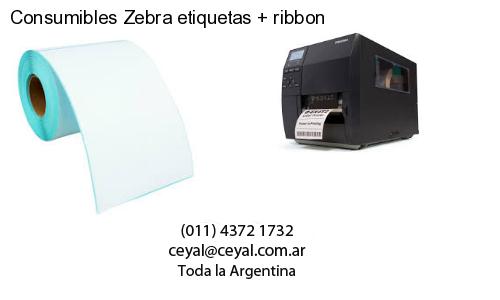Consumibles Zebra etiquetas   ribbon