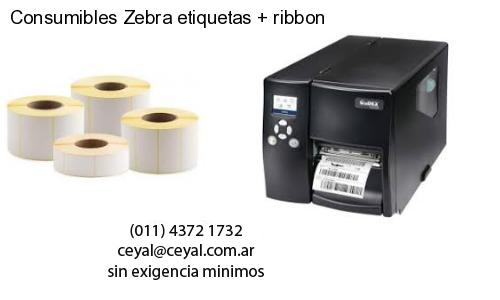 Consumibles Zebra etiquetas   ribbon