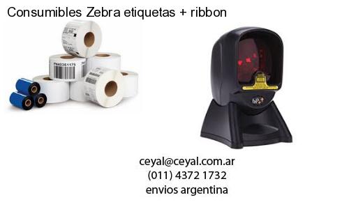 Consumibles Zebra etiquetas   ribbon