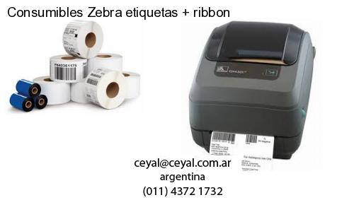 Consumibles Zebra etiquetas   ribbon