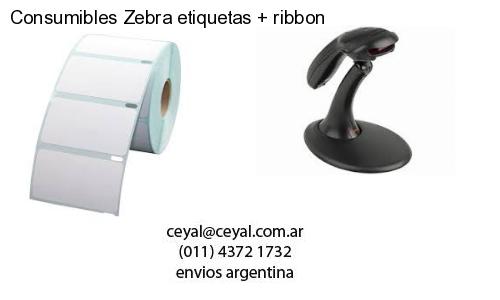 Consumibles Zebra etiquetas   ribbon