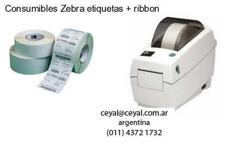 Consumibles Zebra etiquetas ribbon