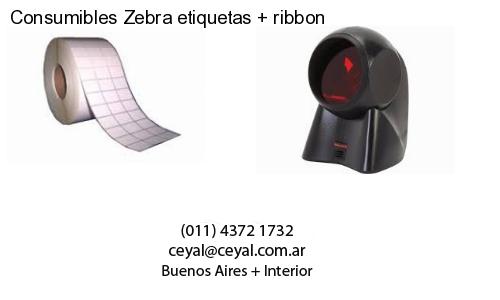 Consumibles Zebra etiquetas ribbon