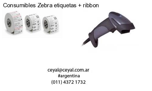Consumibles Zebra etiquetas ribbon