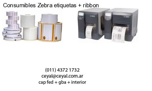 Consumibles Zebra etiquetas   ribbon