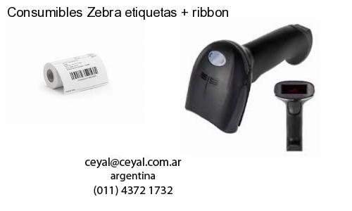 Consumibles Zebra etiquetas   ribbon