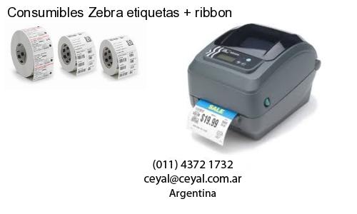 Consumibles Zebra etiquetas   ribbon