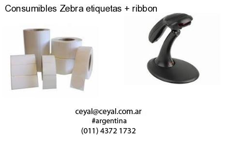 Consumibles Zebra etiquetas   ribbon