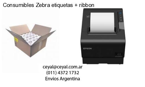 Consumibles Zebra etiquetas   ribbon