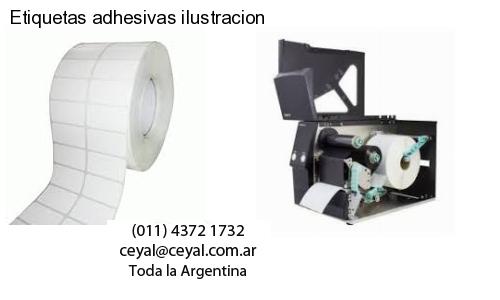 Etiquetas adhesivas ilustracion