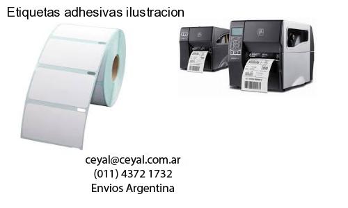 Etiquetas adhesivas ilustracion