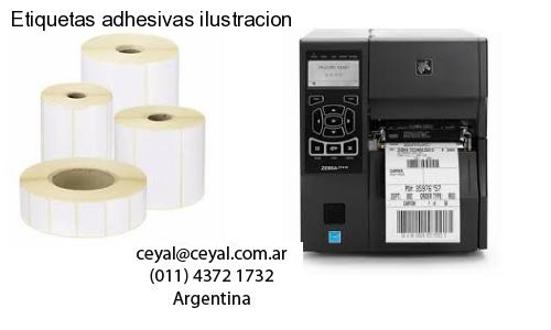 Etiquetas adhesivas ilustracion
