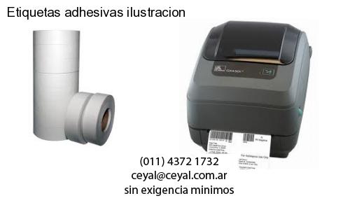 Etiquetas adhesivas ilustracion