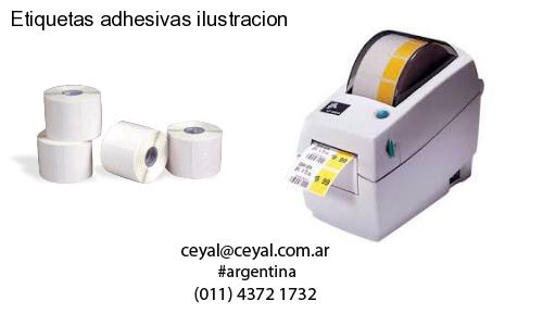 Etiquetas adhesivas ilustracion