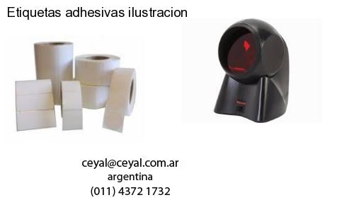 Etiquetas adhesivas ilustracion