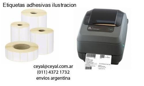 Etiquetas adhesivas ilustracion