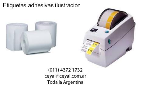 Etiquetas adhesivas ilustracion