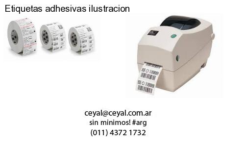 Etiquetas adhesivas ilustracion