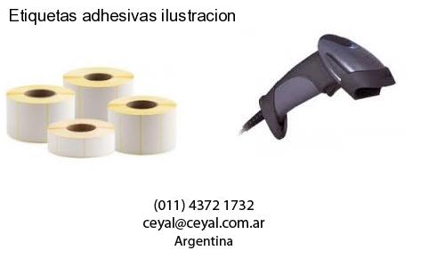 Etiquetas adhesivas ilustracion