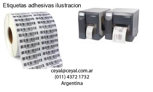 Etiquetas adhesivas ilustracion