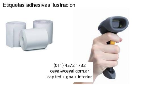 Etiquetas adhesivas ilustracion