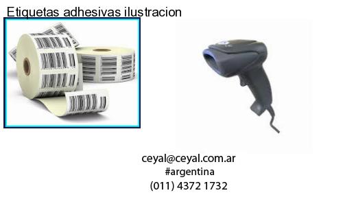 Etiquetas adhesivas ilustracion