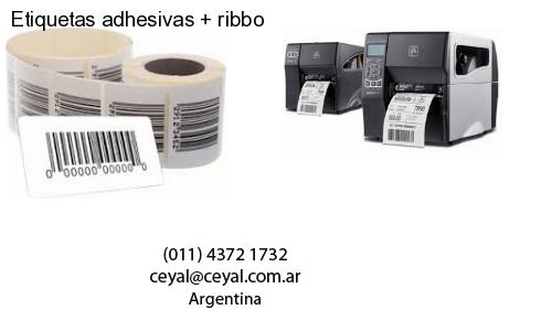 Etiquetas adhesivas   ribbo